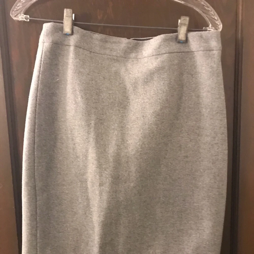 J. Crew gray pencil skirt size 2